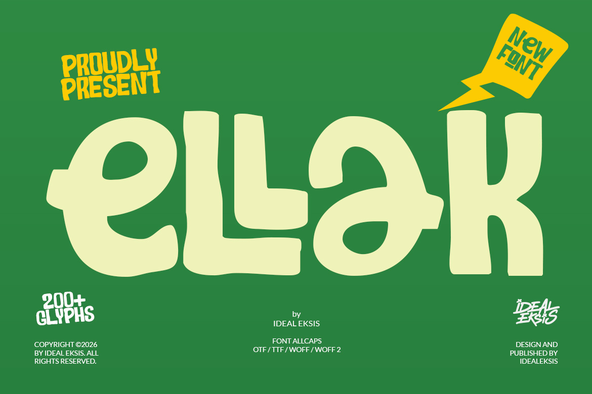 Ellak - Food Font