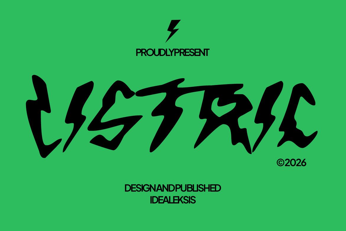 Listric - Typeface