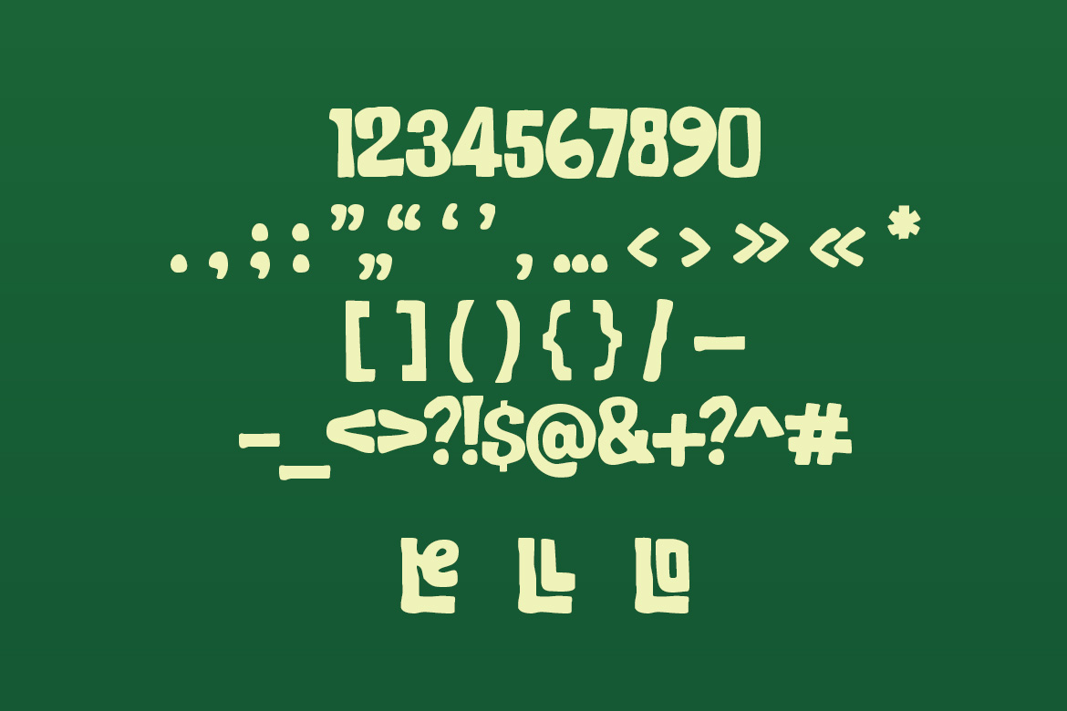 Ellak - Food Font