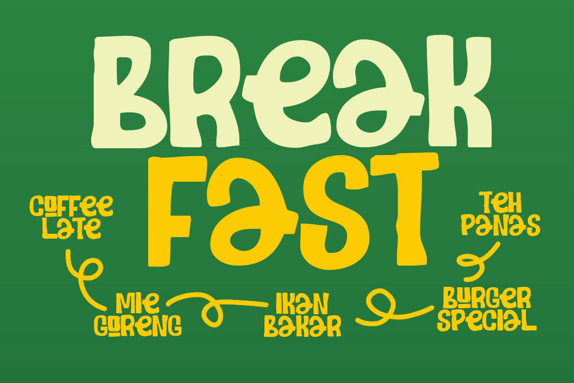 Ellak - Food Font
