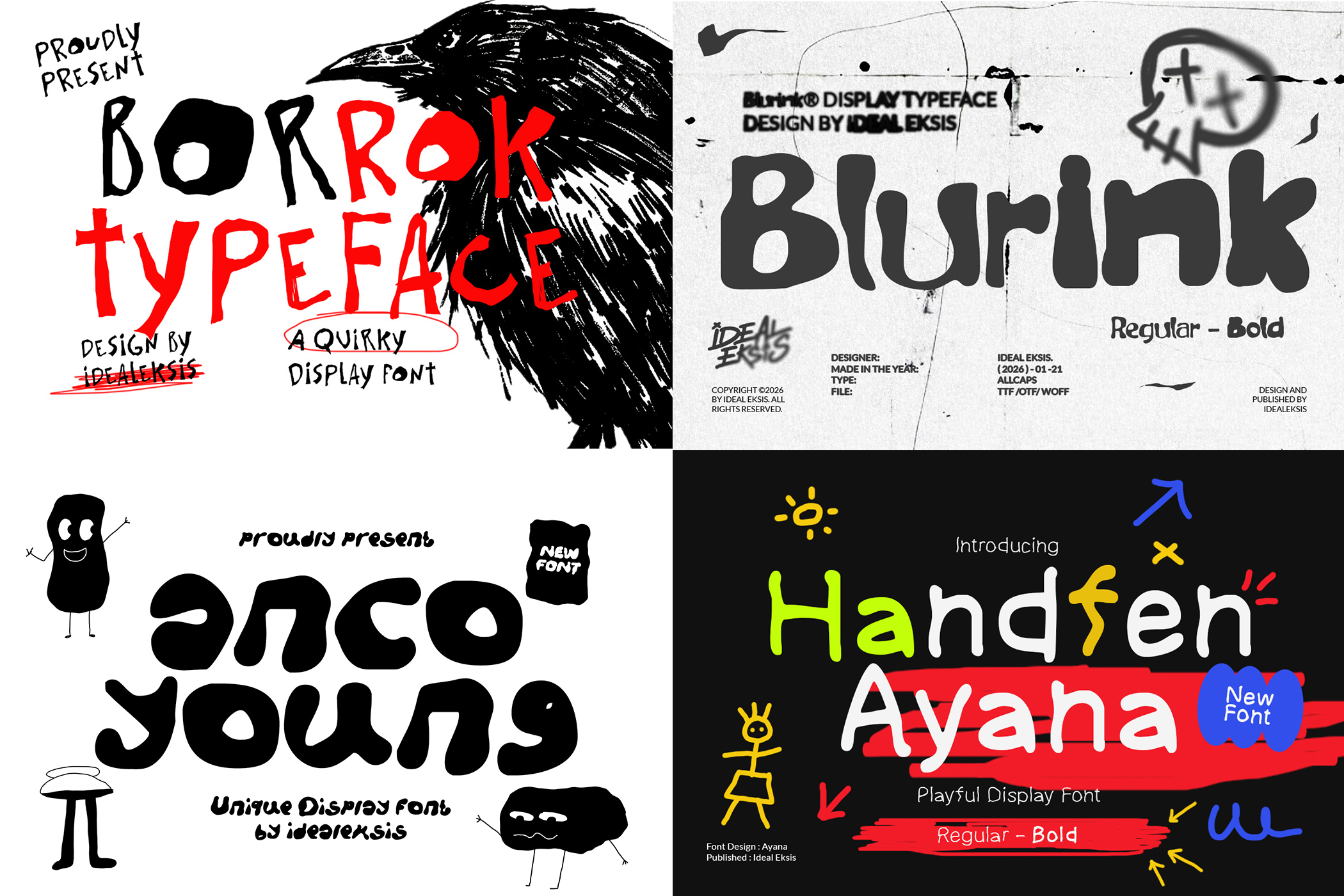 Premium Font Bundle 04