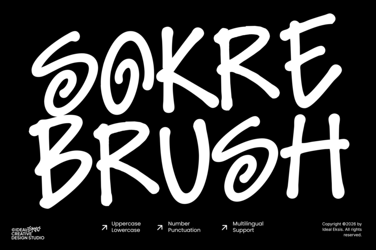 Sokre Brush Typeface